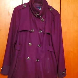 Green with Envy Women's Peacoat